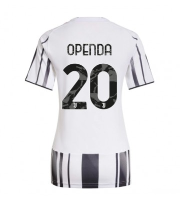 Juventus Lois Openda #20 Primera Equipación Mujer 2025-26 Manga Corta
